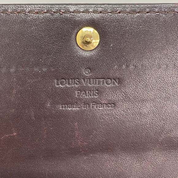 Louis Vuitton Vernis Portefeuille Sarah Long Wallet M93524 Alamante Women's - Picture 4 of 12